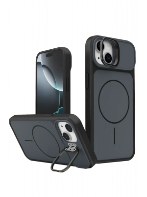 Joko Apple iPhone 14 Pale Magsafe Standlı Kapak- Siyah