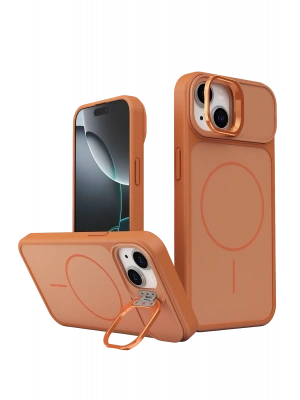 Joko Apple iPhone 14 Pale Magsafe Standlı Kapak - Turuncu