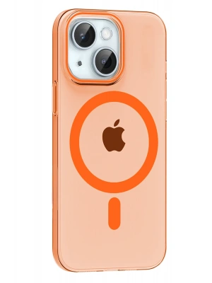 Joko Apple iPhone 14 PC Blank Magsafe Kapak - Turuncu