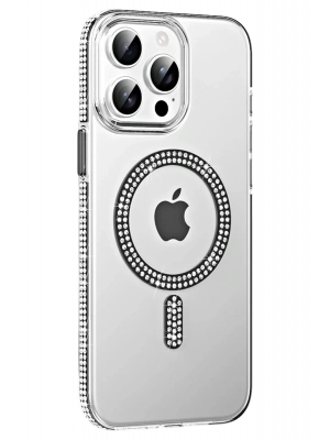 Joko Apple iPhone 14 Pro Max Move Taşlı Magsafe Kapak - Siyah