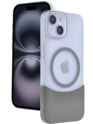 Joko Apple iPhone 15 Velar Magsafe Kapak - Natural Grey