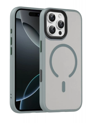 Joko Apple iPhone 16 Pro Max Megane Magsafe Kapak - Titan Gri