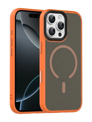 Joko Apple iPhone 16 Pro Max Megane Magsafe Kapak - Turuncu
