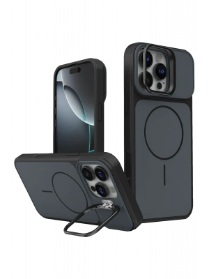 Joko Apple iPhone 16 Pro Max Pale Magsafe Standlı Kapak - Siyah