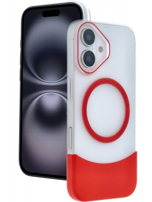 Joko Apple iPhone 16 Velar Magsafe Kapak - Kırmızı