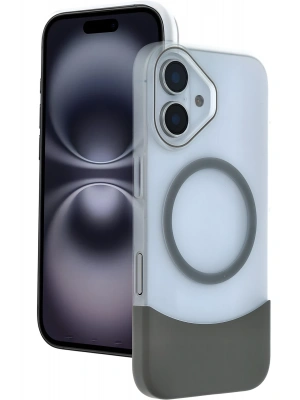 Joko Apple iPhone 16 Velar Magsafe Kapak - Natural Grey