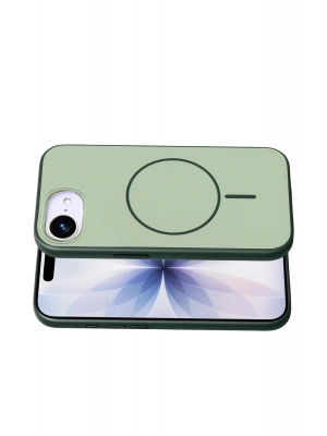 Joko Apple iPhone 16E Neva Magsafe Kapak - Koyu Yeşil