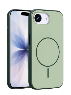 Joko Apple iPhone 16E Neva Magsafe Kapak - Koyu Yeşil
