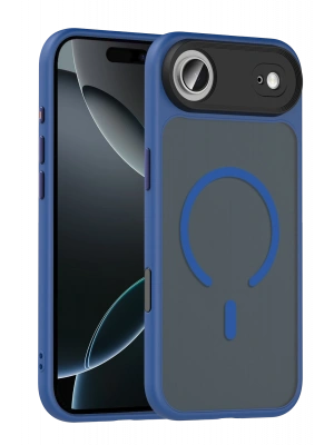 Joko Apple iPhone 17 Air Megane Magsafe Kapak - Lacivert