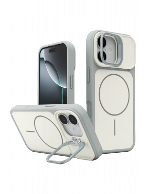 Joko Apple iPhone 17 Pale Magsafe Standlı Kapak - Beyaz