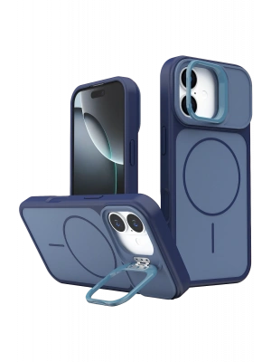 Joko Apple iPhone 17 Pale Magsafe Standlı Kapak - Mavi
