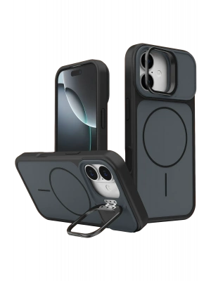 Joko Apple iPhone 17 Pale Magsafe Standlı Kapak - Siyah