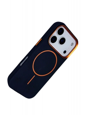 Joko Apple iPhone 17 Pro Max Luno Deri Magsafe Kapak - Mavi