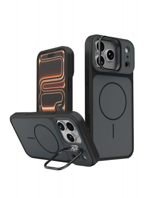 Joko Apple iPhone 17 Pro Max Pale Magsafe Standlı Kapak - Siyah