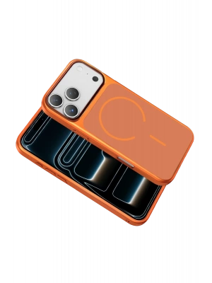 Joko Apple iPhone 17 Pro Max Rush Magsafe Kapak - Turuncu