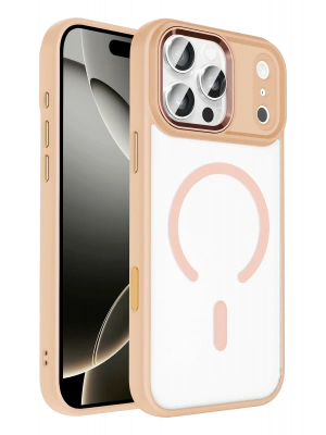 Joko Apple iPhone 17 Pro Max Terea Magsafe Kapak - Pembe