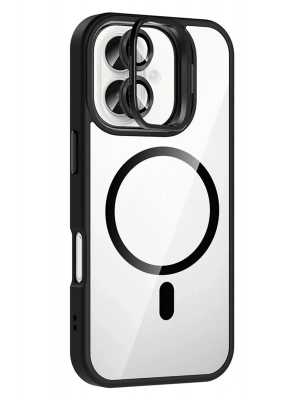 Joko Apple iPhone 17 Remim Lensli Magsafe Standlı Kapak - Siyah