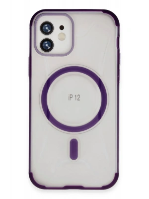 Joko iPhone 12 Hilton Magsafe Kapak - Derin Mor