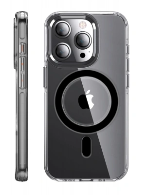 Joko iPhone 14 Pro Kılıf Crystal Magsafe Kapak - Siyah