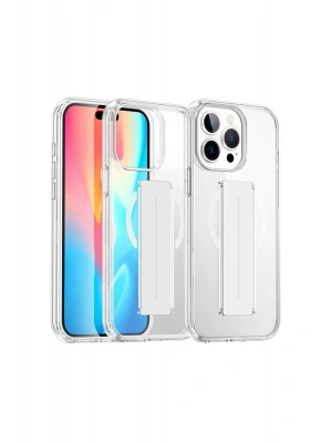 Joko iPhone 14 Pro Max Kılıf Alfa Magsafe Standlı Kapak - Şeffaf