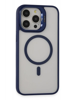 Joko iPhone 14 Pro Max Kılıf Roblox Lens Magsafe Standlı Kapak - Lacivert