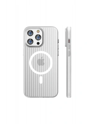 Joko iPhone 14 Pro Max Line Magsafe Kapak - Beyaz