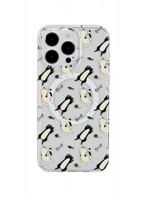 Joko iPhone 14 Pro Max Tanya Magsafe Kapak - Desen 4