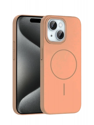 Joko iPhone 15 Plus Broş Magsafe Kapak - Çöl Titanyum