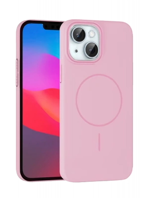 Joko iPhone 15 Plus Broş Magsafe Kapak - Pembe