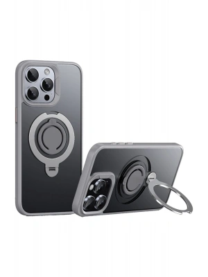 Joko iPhone 15 Pro Avatar 360 Dönen Magsafe Kapak - Titan Gri