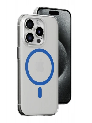 Joko iPhone 15 Pro Kılıf Bubble Magsafe Kapak - Mavi