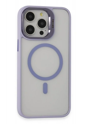 Joko iPhone 15 Pro Kılıf Roblox Lens Magsafe Standlı Kapak - Lila