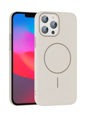 Joko iPhone 15 Pro Max Broş Magsafe Kapak - Krem