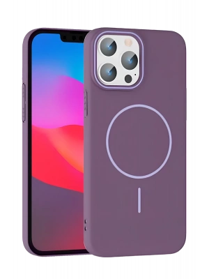 Joko iPhone 15 Pro Max Broş Magsafe Kapak - Mor
