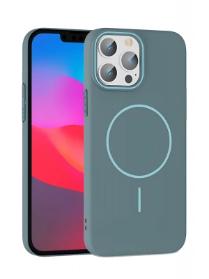 Joko iPhone 15 Pro Max Broş Magsafe Kapak - Turkuaz