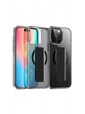 Joko iPhone 15 Pro Max Kılıf Alfa Magsafe Standlı Kapak - Siyah