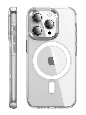 Joko iPhone 15 Pro Max Kılıf Crystal Magsafe Kapak - Şeffaf