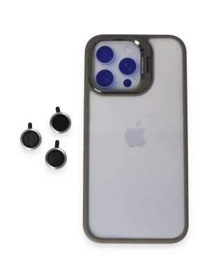 Joko iPhone 15 Pro Max Kılıf Roblox Lens Standlı Kapak - Titan Gri