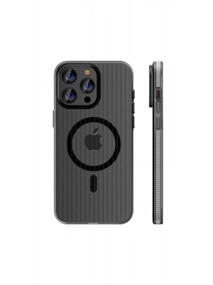 Joko iPhone 15 Pro Max Line Magsafe Kapak - Gri