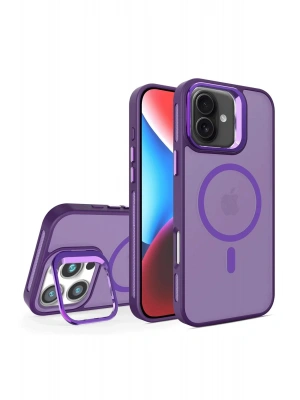 Joko iPhone 16 Flet Lens Magsafe Kapak - Derin Mor