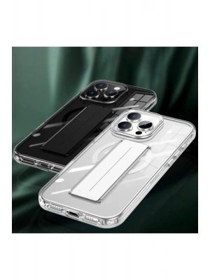 Joko iPhone 16 Kılıf Alfa Magsafe Standlı Kapak - Şeffaf