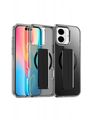 Joko iPhone 16 Kılıf Alfa Magsafe Standlı Kapak - Siyah