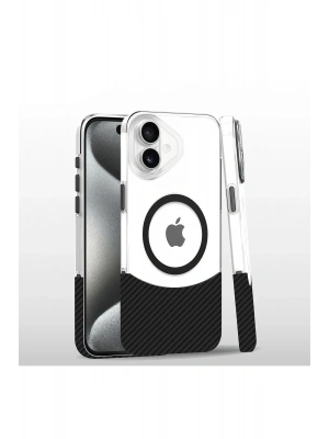 Joko iPhone 16 Plus Carbon Puzzle Magsafe Kapak - Siyah-2