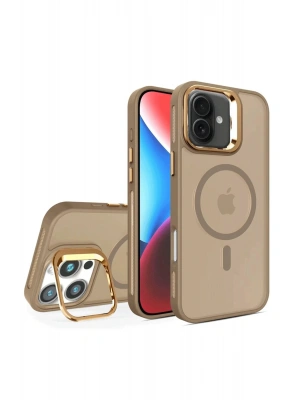 Joko iPhone 16 Plus Flet Lens Magsafe Kapak - Gold