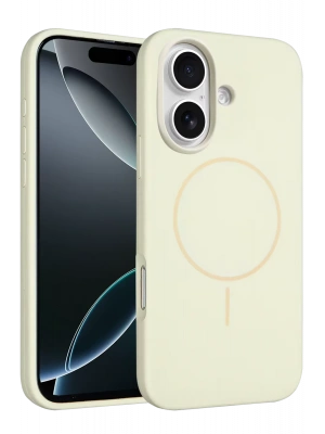 Joko iPhone 16 Plus Kılıf Jully Magsafe Kapak - Bej