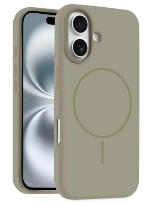 Joko iPhone 16 Plus Kılıf Jully Magsafe Kapak - Çöl Titanyum