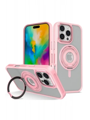 Joko iPhone 16 Pro Banza Magsafe Standlı Kapak - Pembe