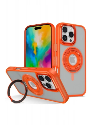 Joko iPhone 16 Pro Banza Magsafe Standlı Kapak - Turuncu