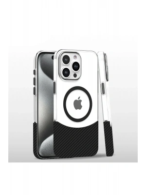 Joko iPhone 16 Pro Carbon Puzzle Magsafe Kapak - Siyah-2