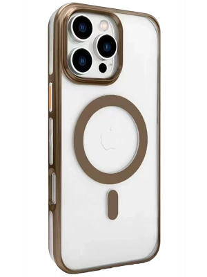 Joko iPhone 16 Pro Gleam PC Sert Magsafe Kılıf - Kahverengi